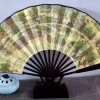 DIY black-pole paper folding fan details Picture